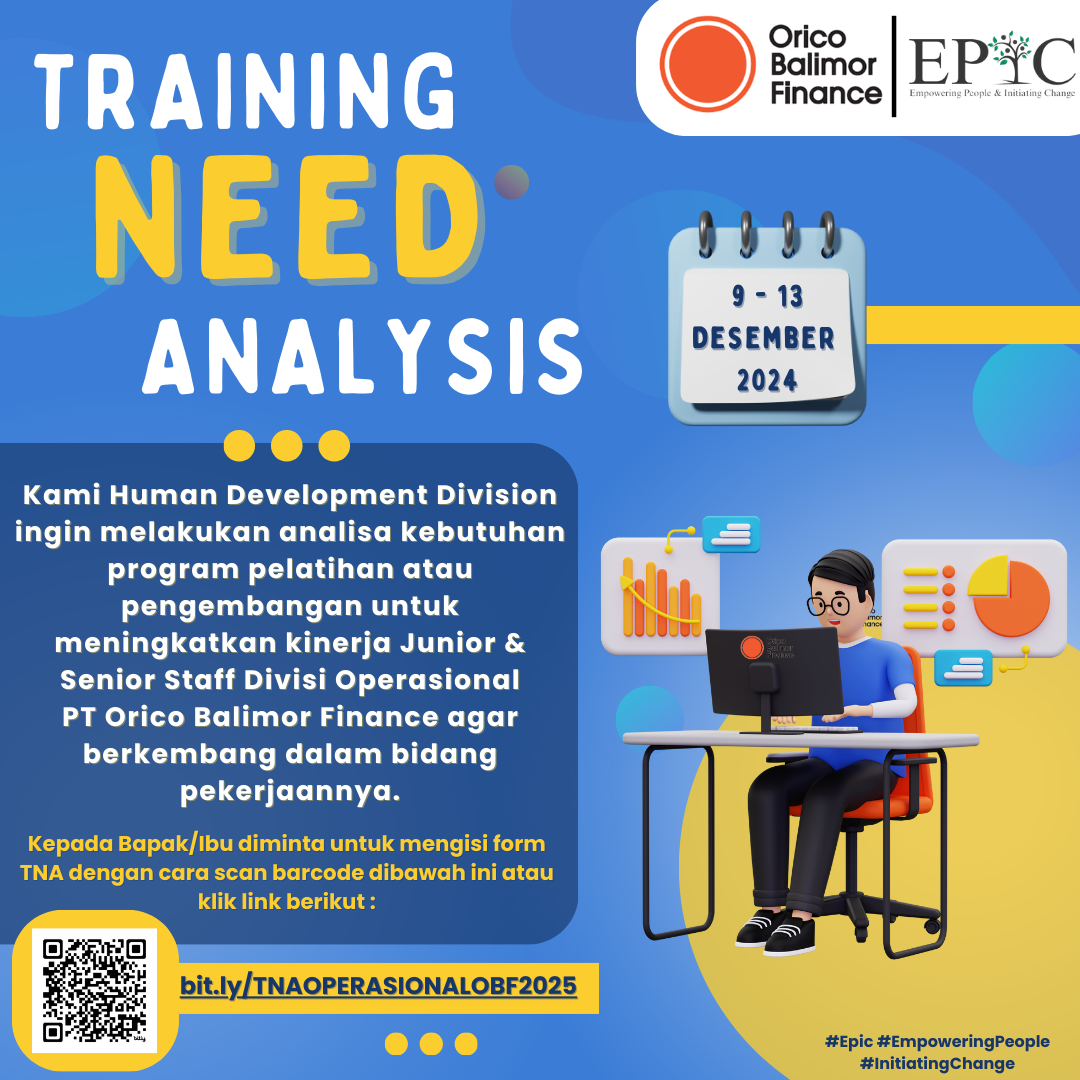 Training Need Analyst (Operasional)